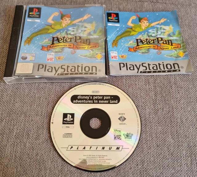 SONY PLAYSTATION 1 PS1 Game Disney's Peter Pan Adventures in Never Land ...