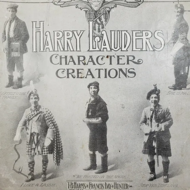 1921 Ohio Sheet Music by Harry Lauder Character Creations Scottish Theater