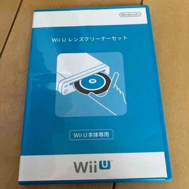 USED NINTENDO WII U Lens Cleaner Set Cleaning Liquid Kit Official JAPAN