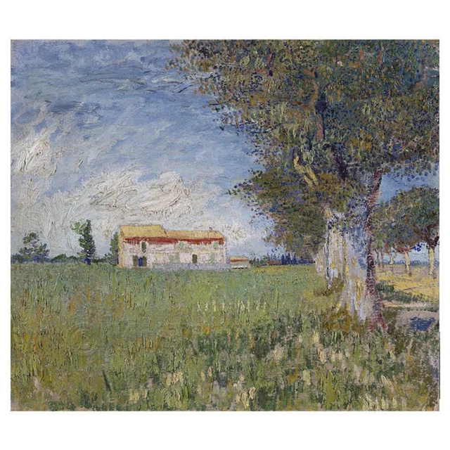 Tableau Décoratif Champ De Blé De Van Gogh – Prêt à Accrocher | Impressionnisme | Salon Chambre Cuisine