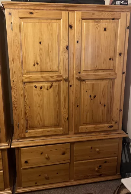 solid pine wardrobe