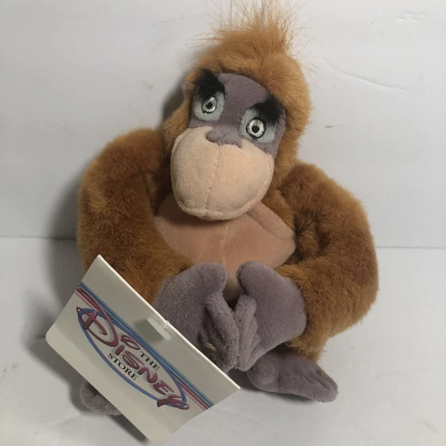 DISNEY STORE JUNGLE Book King Louie 8" Mini Bean Bag Plush NWT 8.06