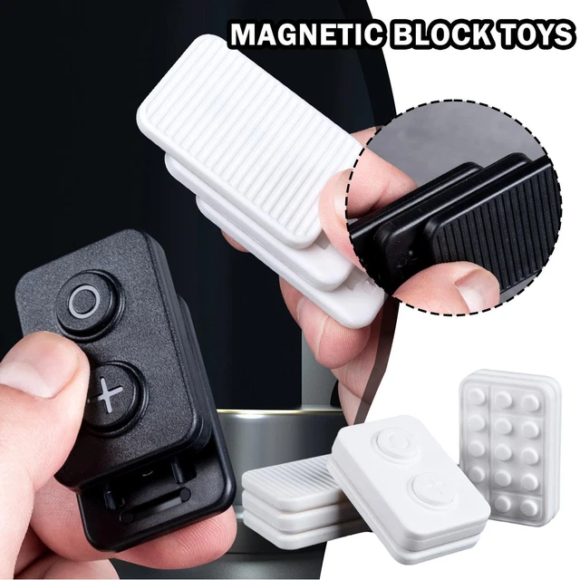 Magnetic Fidget Sliders EDC Fidget Push Clickers ABS Adults Desk .P7 Focus E7S8