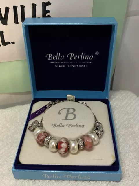 Bella Perlina Bracelet w Charms #1 MOM Cocktail Cruise Ship This is the rare One