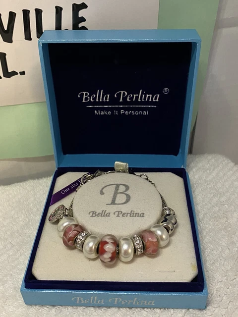 Bella Perlina Bracelet w Charms #1 MOM Cocktail Cruise Ship This is the rare One Bella Perlina Bracelet w Charms #1 MOM Cocktail Cruise Ship This is the rare One