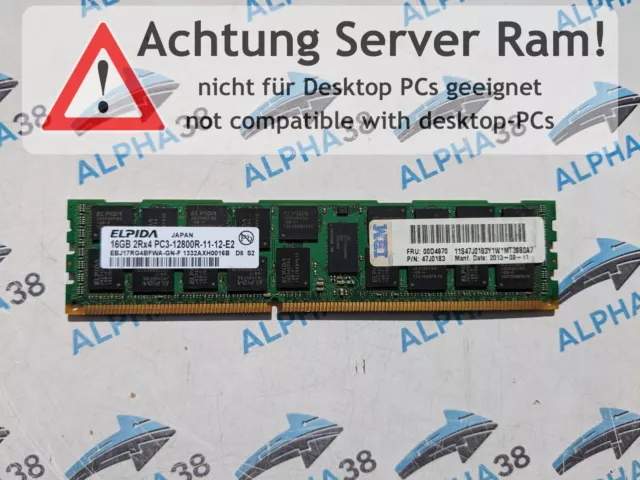 KINGSTON 16 GB DDR3-1866 PC3-14900R Kth-pl318/16g 2Rx4 1.5 V Server RAM  $27.35 PicClick AU