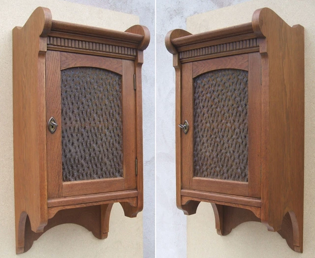 MEUBLE BOIS Cuisine Armoire A Pharmacie Ancien Vintage EUR 39