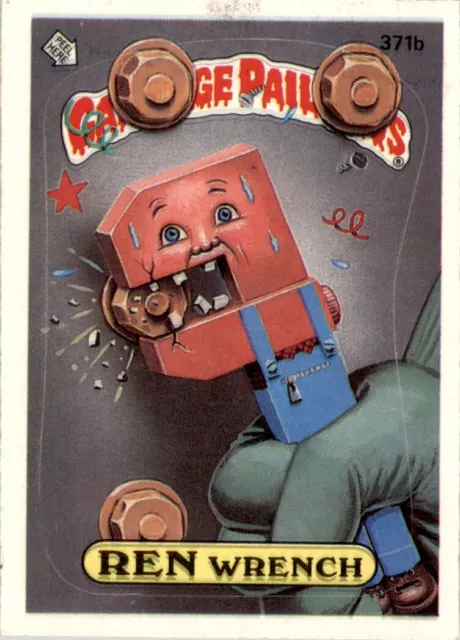 1987 Garbage Pail Kids Series 9 #371b Ren Wrench EX