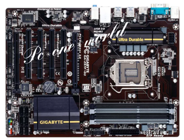 Gigabyte GA-Z87P-D3 Motherboard LGA 1150 Intel Z87 DDR3 ATX HDMI USB3.0 Express