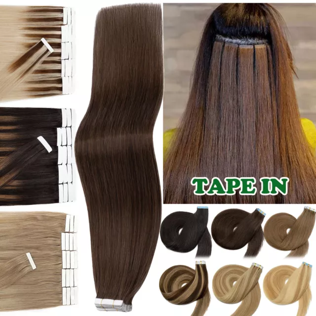 Adhesive Cheveux Humains Bande Extensions Tape Extensions Adhesif Glue Remy Hair