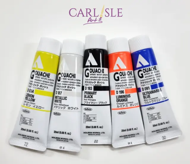 Holbein Acrylic Gouache - Choose Your Colour - Page 1 of 2