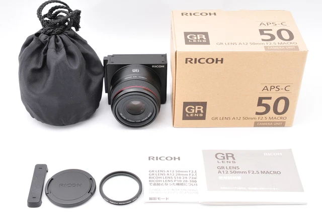 [MINT] RICOH GR A12 50mm f/2.5 Macro Lens GXR Digital Camera Unit Japan #333
