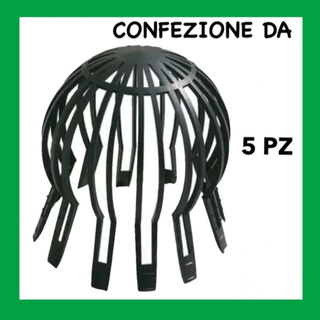 Parafoglie Per Grondaie 4 Pezzi – Protezione In Alluminio Con Rete Fine, Espandibili E Facili Da Montare, Adatti A Tetti E Terrazzi