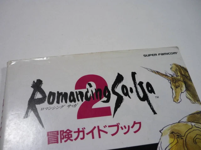 TUBE 00 BOOKS Strategy Guide SFC Romancing Saga 2 Adventure Book Ntt ...