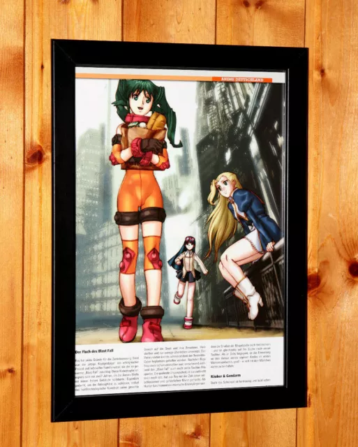 fullmetal Alchemist ? Anime Manga Old Rare promo Poster / Ad Art Artwork Framed
