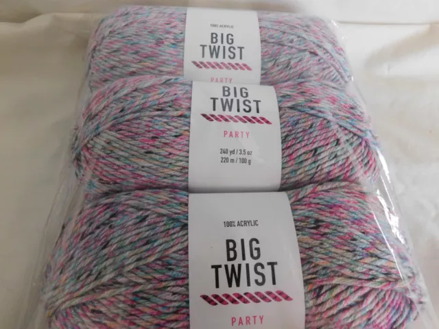 Big Twist Party Confetti lot of 3 Dye lot CNE570570015