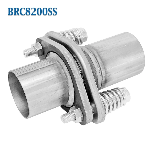 2pcs Exhaust Bolt And Spring Kit - Carbon Steel Flange Pipe Manifold Repair Kit For Cars Trucks SUVs