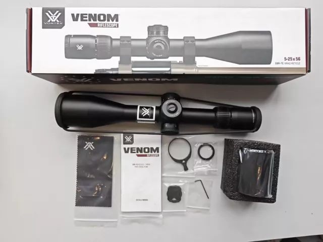 Vortex Venom 5-25x56 First Focal Plane EBR-7C MRAD Riflescope VEN-52502