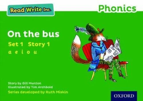 READ WRITE INC. Phonics: On The Bus (Green Set 1 Storybook 1) by Gill ...