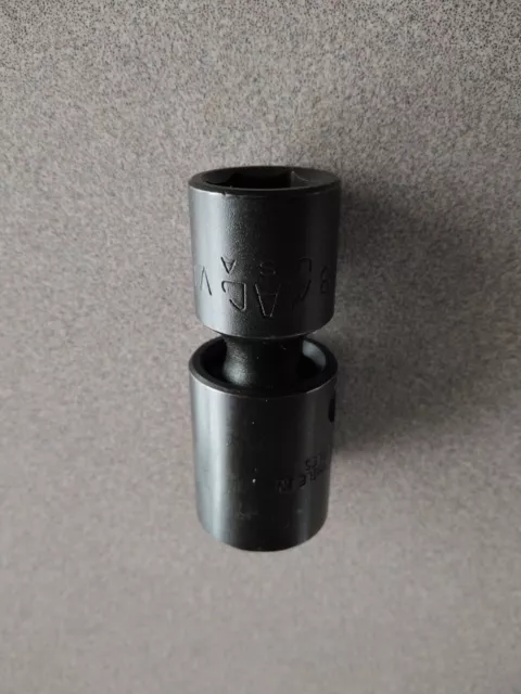 Mac Tools New 1/2" Drive Impact 5/8" 6 point Universal Flex Socket VUP206R USA