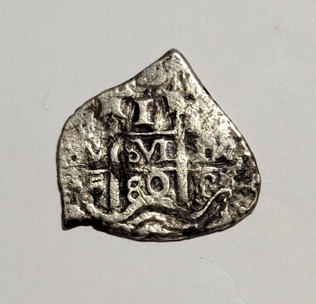 1680 Charles II Potosi 1 Real Dated Twice