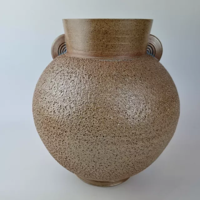 Alistair Young Large Studio Pottery Vase Globular Style 27cm High