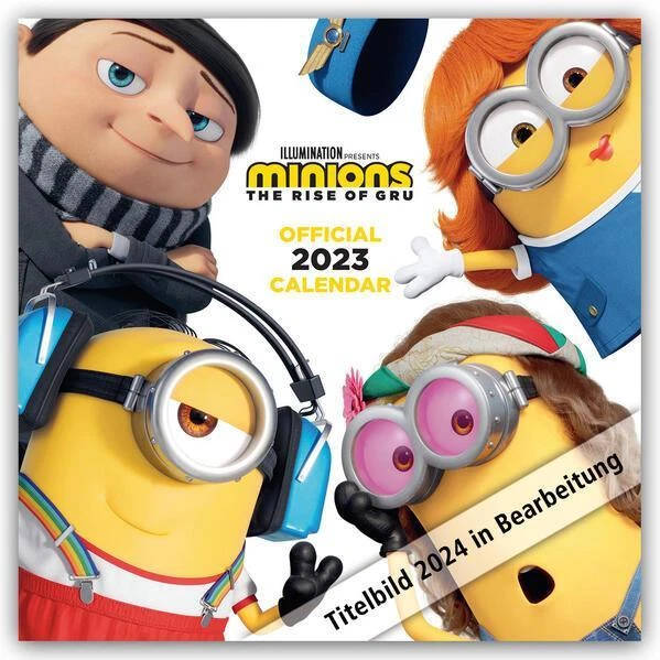 MINIONS DESPICABLE Me Offizieller Kalender 2024 Danilo Promotion