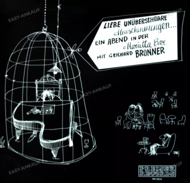 Gerhard Bronner - Liebe Unübersehbare Menschenmengen... LP '