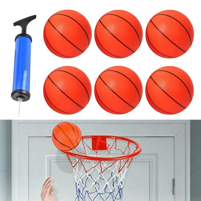 6 pièces mini basket gonflable pour enfants avec pompe adapté aux jeux d'inté