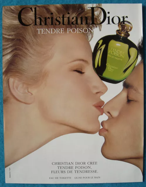 Publicité Papier - Parfum "Tendre Poison" de Christian Dior de 1995