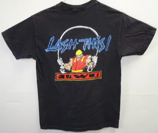 ILWU Lash This Funny International Longshore Warehouse Union T Shirt Medium Blac