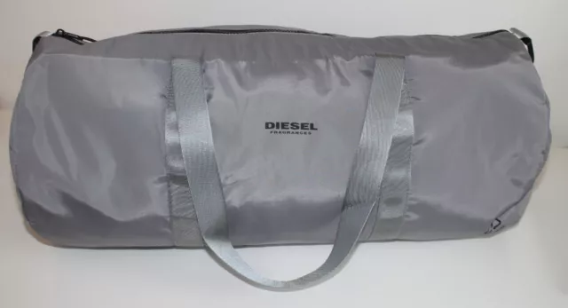 Diesel Fragrances grau Fitnessstudio Reise Wochenende Seesack **Neu in Packung**