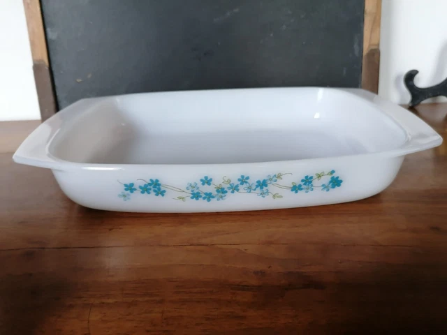 SALADIER ANCIEN ARCOPAL Décoré de Roses Style Vintage - 26 cm EUR 14,00 - FR
