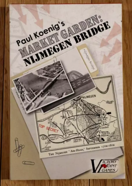 Paul Koenig's Market-Garden Nijmegen Bridge Victory Point Games UNPUNCHED