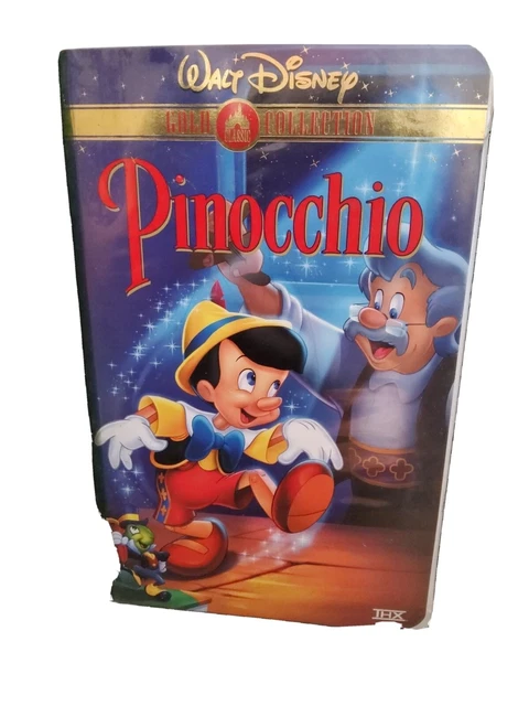 Pinocchio (VHS, 1999, Clam Shell Gold Collection)
