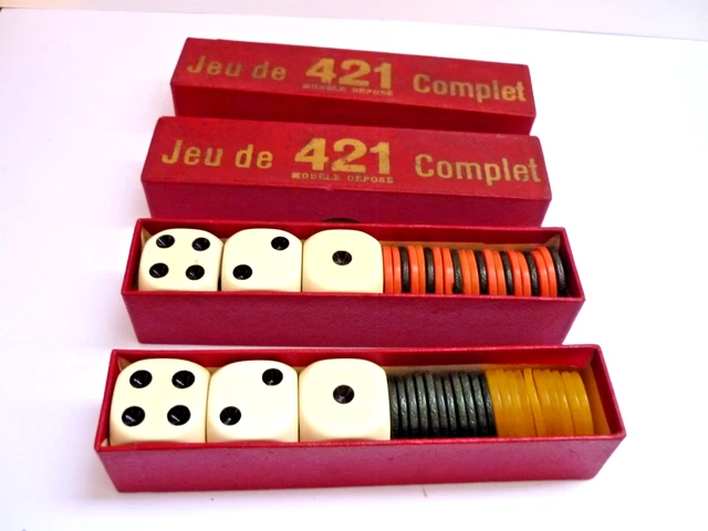 Jeu Ancien La Zezette Parisienne / Bezette / 421 En Bois - Jeu De Société Vintage Rare