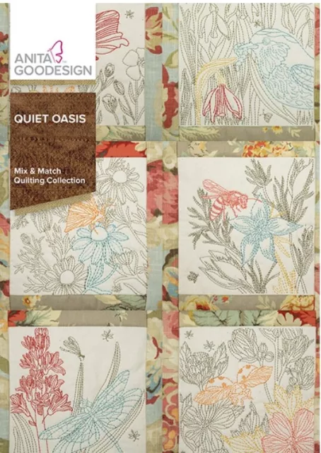 Anita Goodesign - Quiet Oasis - Machine Embroidery Designs Usb Pes