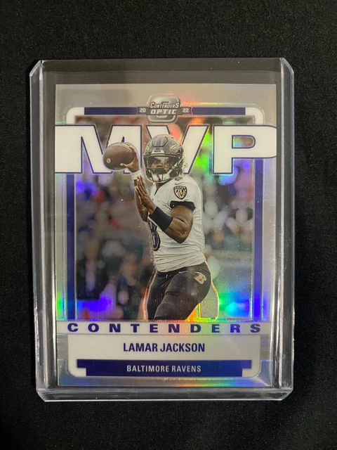 2022 Panini Contenders Optic Football Lamar Jackson silver MVP Contenders