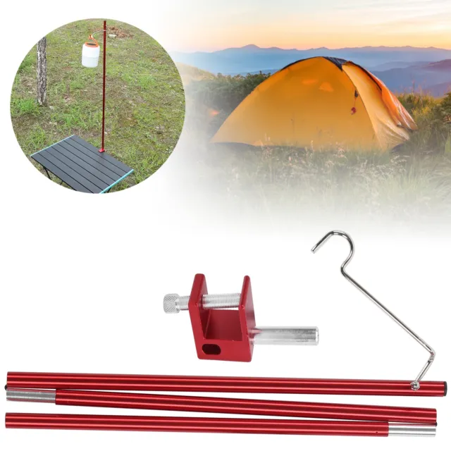 Camping Table Lamp Pole Folding Aluminum Alloy Light Stand Portable Outdoor Lant