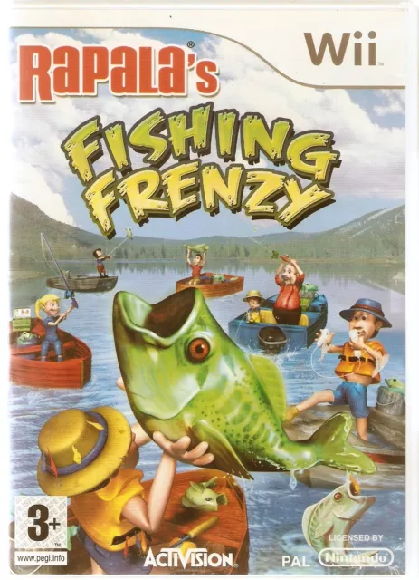 RAPALAS FISHING FRENZY Nintendo Wii Complete With Manual CIB TESTED £4.94 - PicClick  UK