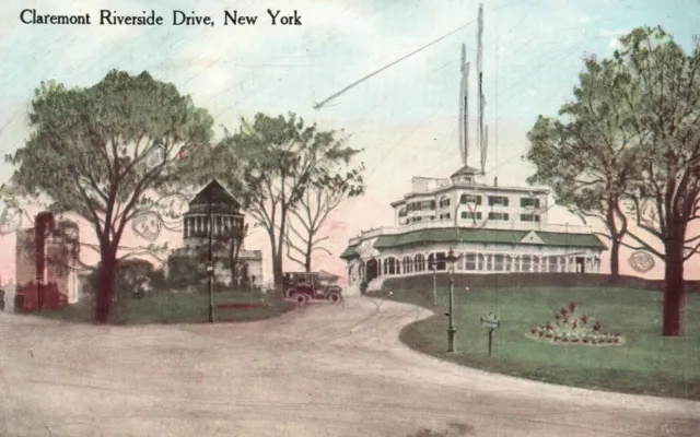 Postal De Colección Claremont Riverside Drive Monumentos Históricos de la Ciudad de Nueva York NY