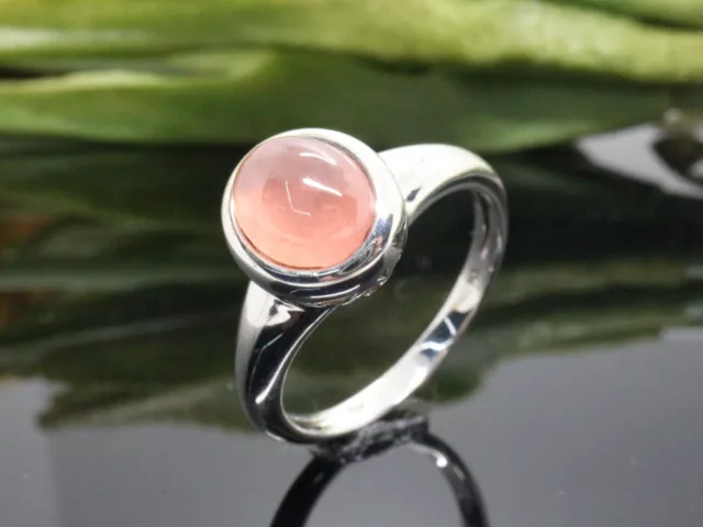 GOLDJUNGE69 * SOGNI D`ORO EDELSTEIN RING (19) RHODOCHROSIT ORTIZ OVAL 925er SILB 2