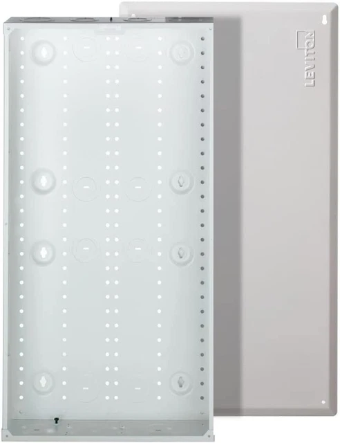 Leviton 47605-28W SMC Structured Media Enclosure with Cover, 28-Inch, White