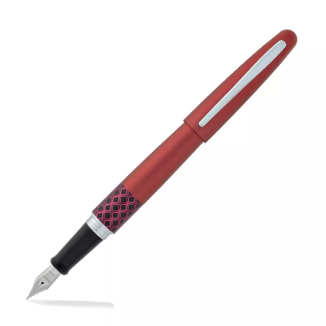 Pilot Metropolitan Retro Pop Fountain Pen - Red - Stub Nib - P91411 - NEW In Box