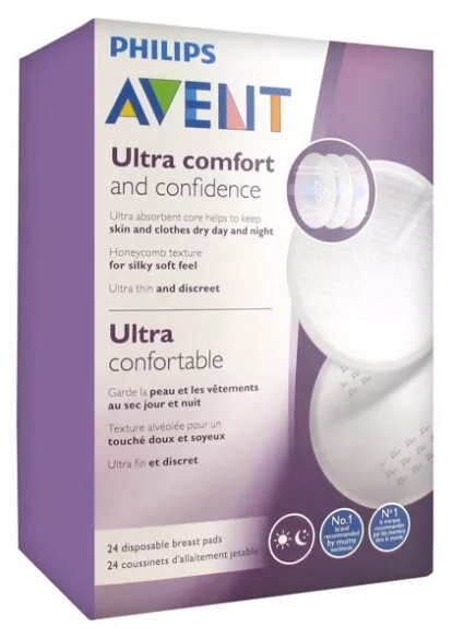 Avent Ultra Comfort 24 Einweg-Brustpads