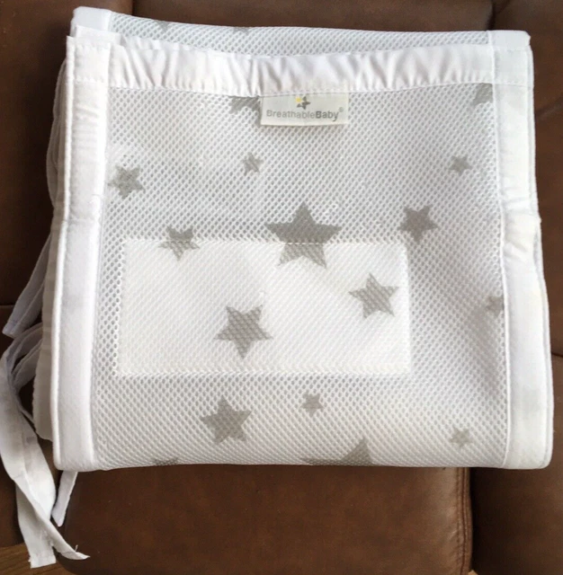 Almohadilla delineador de cuna de malla transpirable clásica BreathableBaby - Starlight