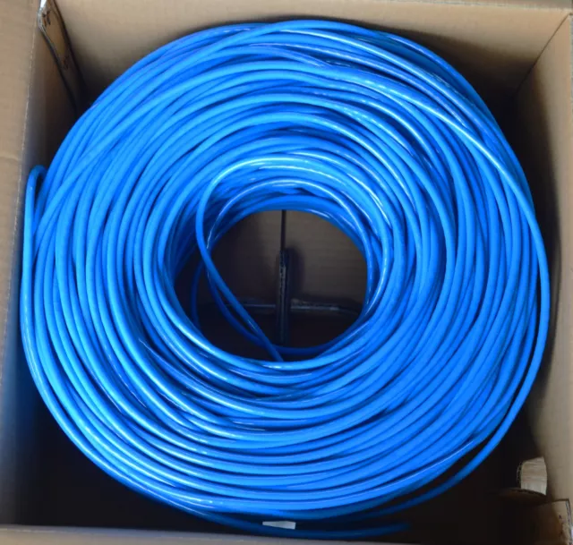 Blue 305m Premium Cat6 RJ45 Ethernet LAN Network Cable Multi colors - CHEAPEST