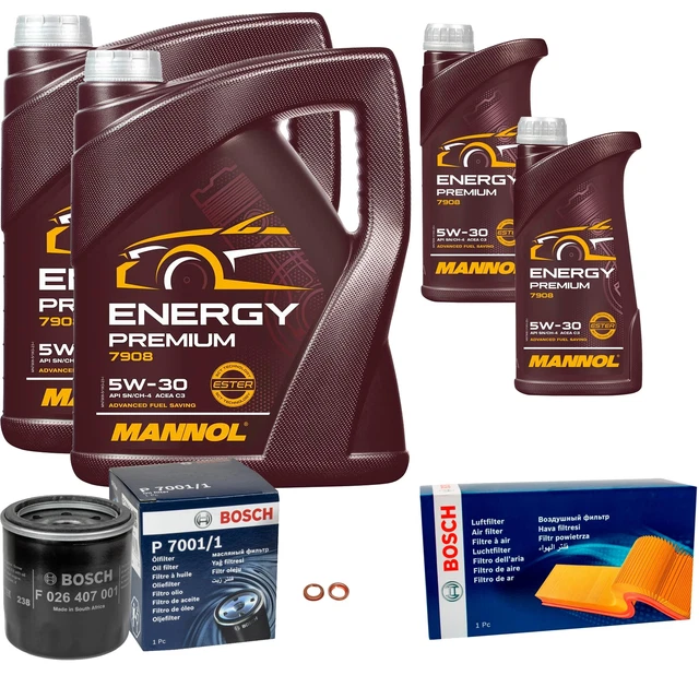 MANNOL 5 L Energy Premium 5W-30+MANN-FILTER Filtre pour BMW 3 Touring