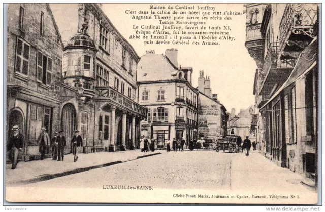 70 LUXEUIL --- vue de la maison du cardinal jouffroy