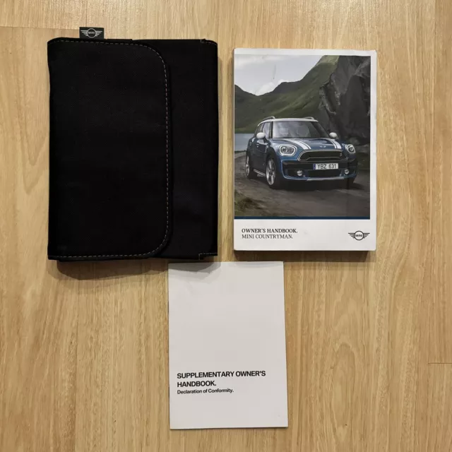 Mini Countryman Owners Pack / Handbook / Manual With Wallet 2016~2020 (2019)